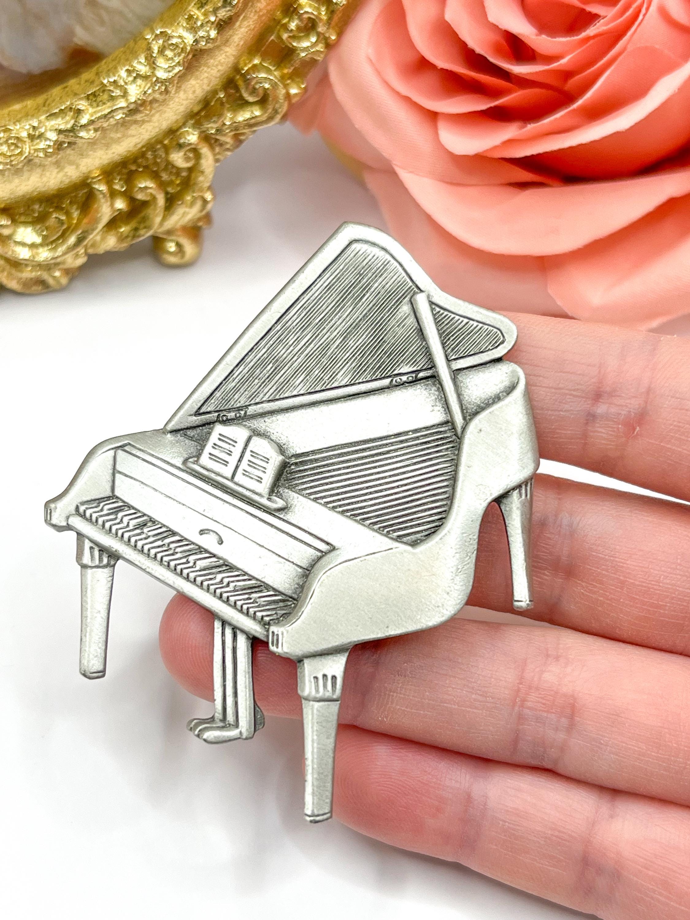 Spilla A Forma Di Rosa In Argento Patinato - 800 Plata - - Catawiki - Foto 6