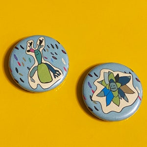 1.25 Inch Magnet: Sentient Succulents image 1