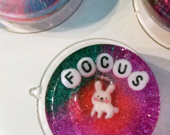 MADE TO ORDER: Weird Bathroom Decor - Focus, Art to Hang in Your Shower, Focus on Your Goal