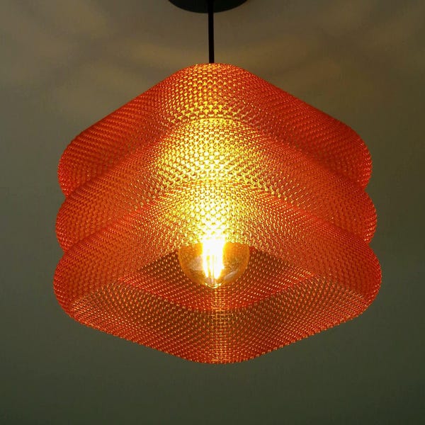 Translucent Clara Lampshade Ceiling Pendant Lamp E27 B22 bayonet LED Midcentury Modern  by Lunfardo