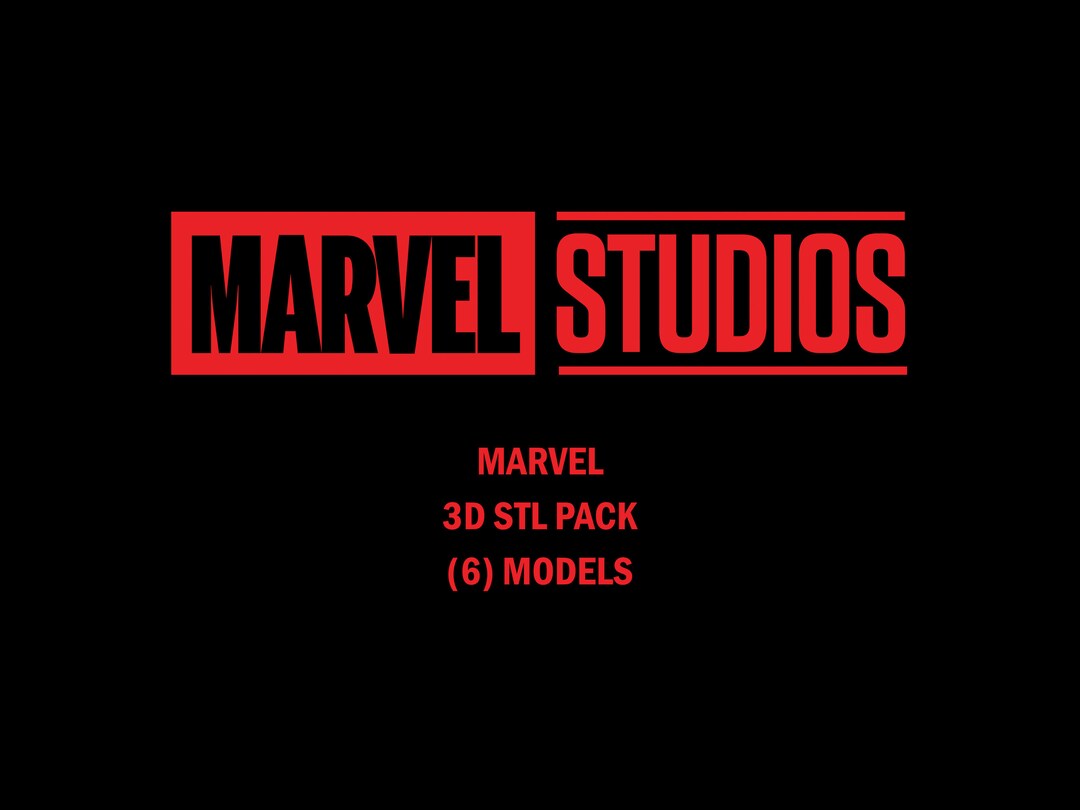 Marvel Stl Vector Model Sets 6 Marvel High Quality STL 3D Digital Printing STL File for ...