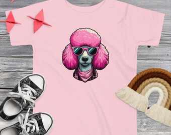 Roze hipster poedelshirt voor peuters