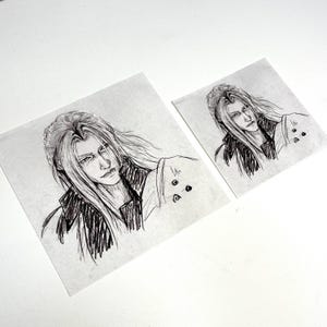 SEPHIROTH art print | Final fantasy VII ffvii | one-winged angel | matte