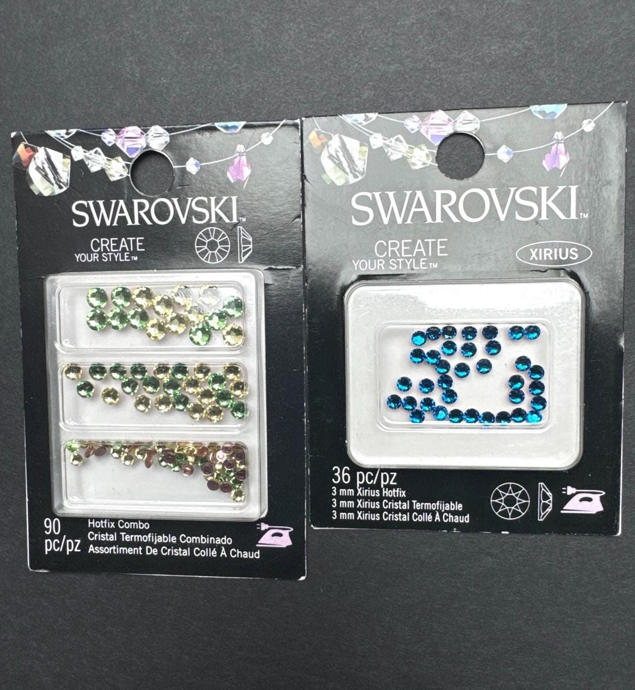 Blue Swarovski Flatback Crystals