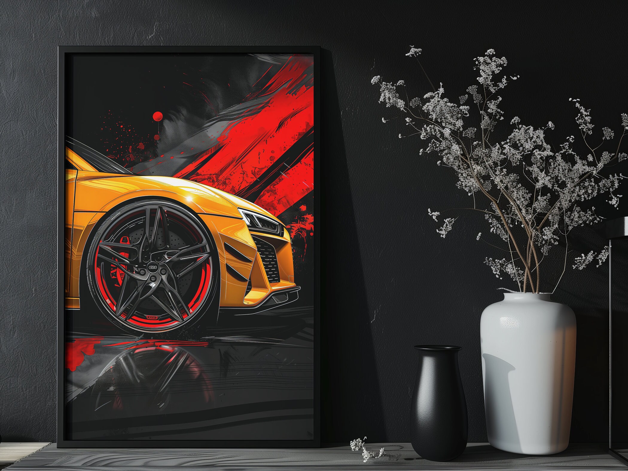 Audi R8 Poster Audi Poster Digital Download Super Car Print Art Print ...