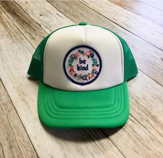 green toddler baseball cap