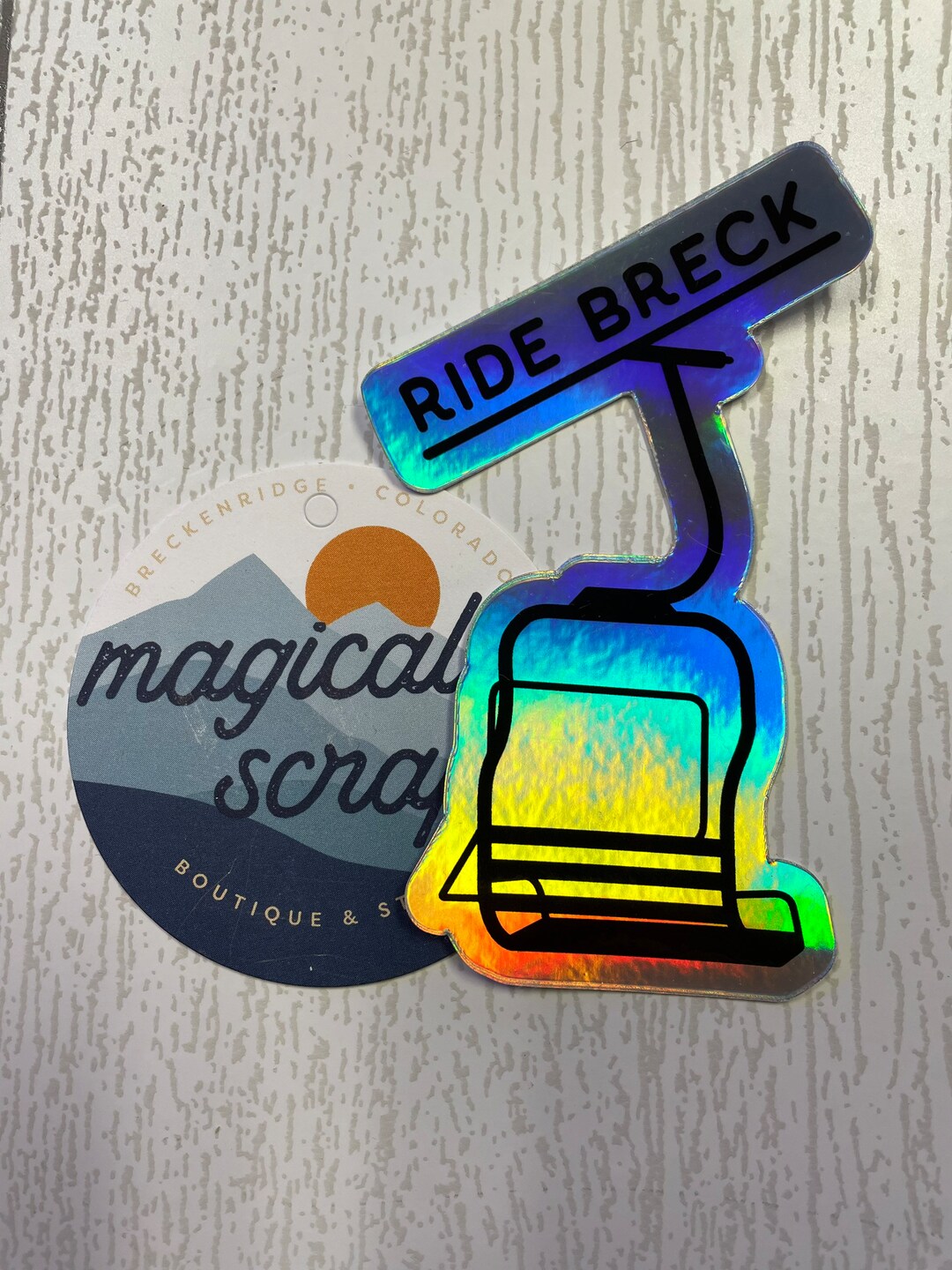 Ride Breck Holographic Sticker Etsy Ride Breck Holographic Sticker Etsy