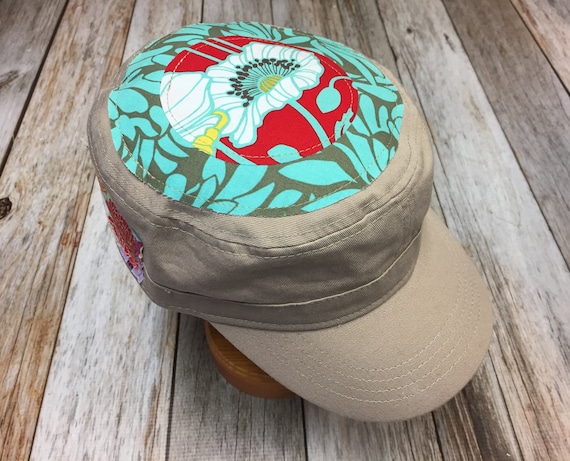 3~7 Years Kids Boys Girls Vintage Style Velcroed Cadet Military Hats Trucker Cap