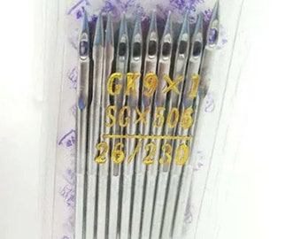 Needles (10 Pack) for Portable Machine GK9x1 size 230/26