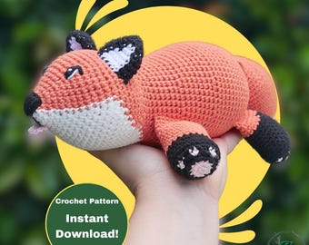 Clover the Fox schema all'uncinetto PDF [SOLO schema digitale]