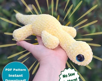 Schema PDF per l'uncinetto del Brontosauro [SOLO schema digitale] Senza cuciture