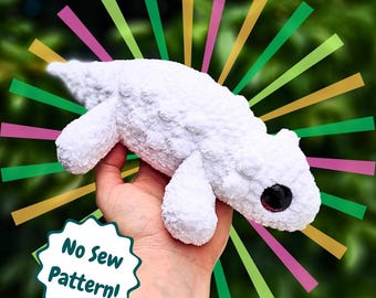 Schema PDF per l'uncinetto del cucciolo di Ankylosaurus [SOLO schema digitale] Senza cuciture