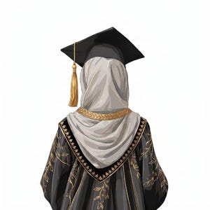 convocation classy hijabi graduation outfits