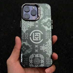 Gothic Cross Acrylic iPhone Case | Grunge-Inspired Shockproof Phone Cover, Protective Case, Perfect Gift for Mother&#39;s Day, Father&#39;s Day