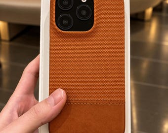 iPhone 17 Pro Max Case Woven Fabric Texture Minimalist Protective Cover Slim Modern Phone Case Gift For Him Her