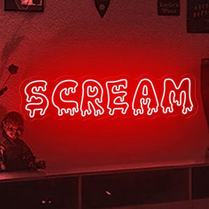 Scream Sign, Scary Movies Room, Horror Movies Gift, Horror Movie Theme Decor, Dark Art Decor, Horror Movies Fans