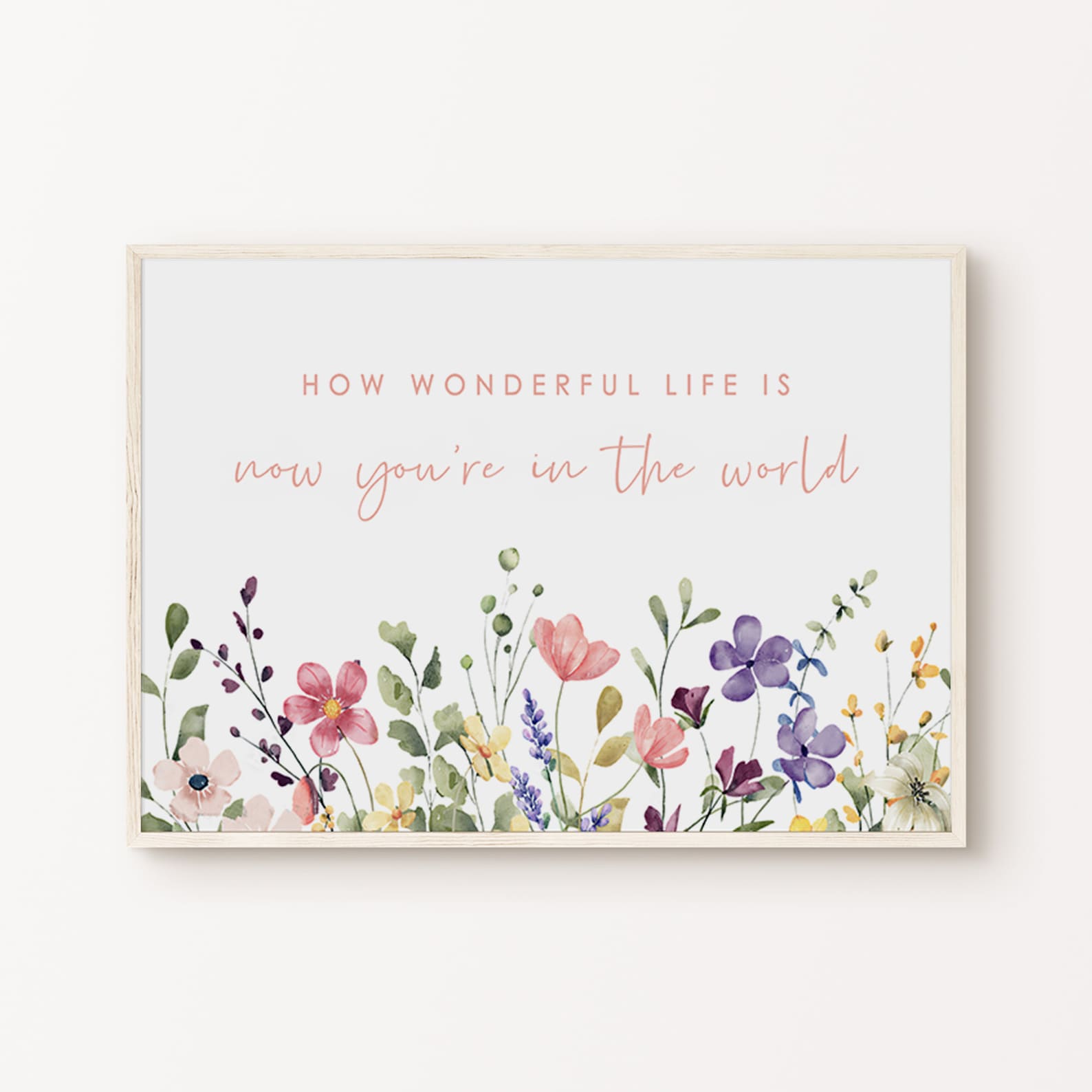 Boho Girl Nursery Wall Decor, Girl Nursery Quote Poster, Girl Room Wall ...