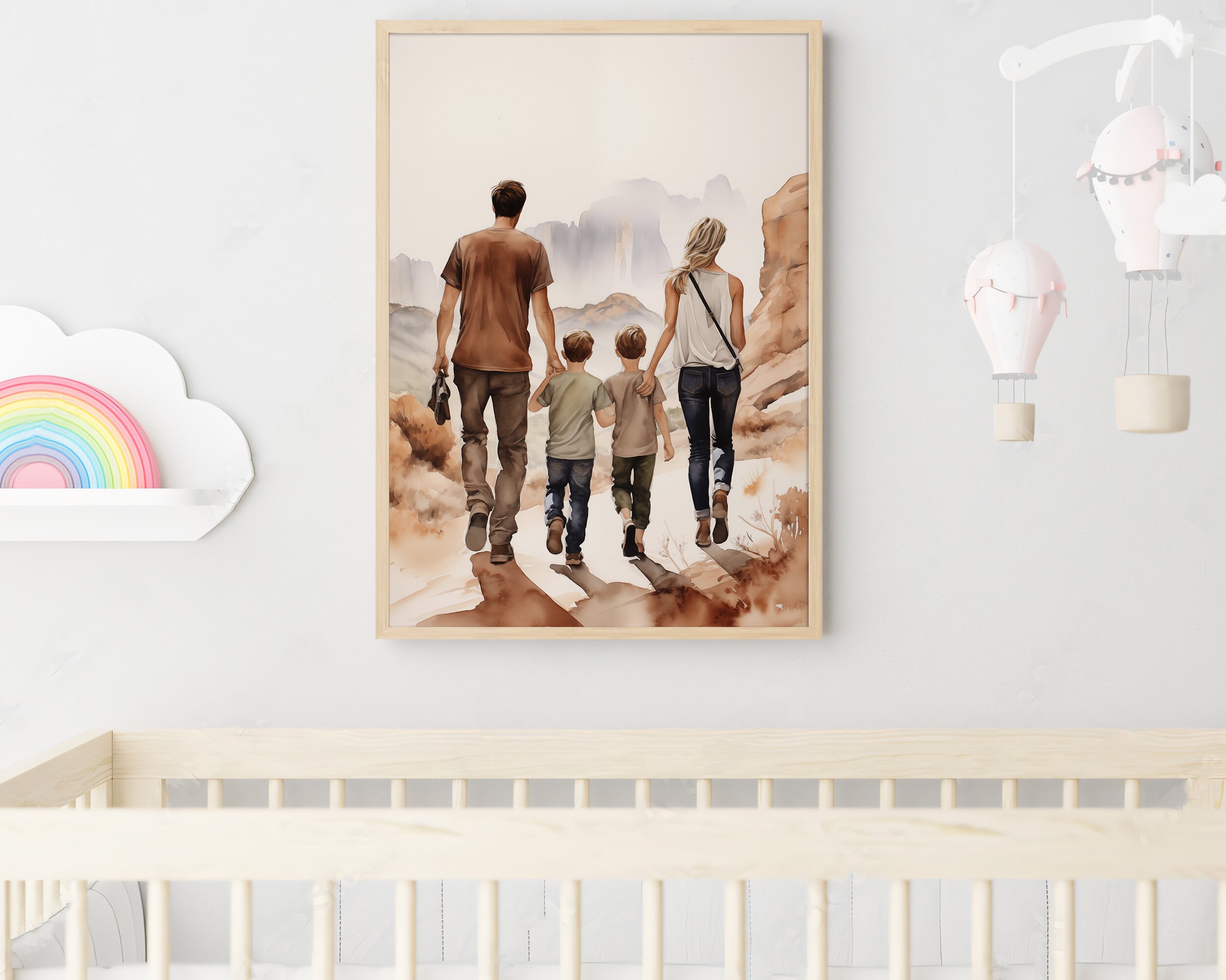 Printable Adventure Family Wall Art, Farmhouse Wall Decor, Mother ...