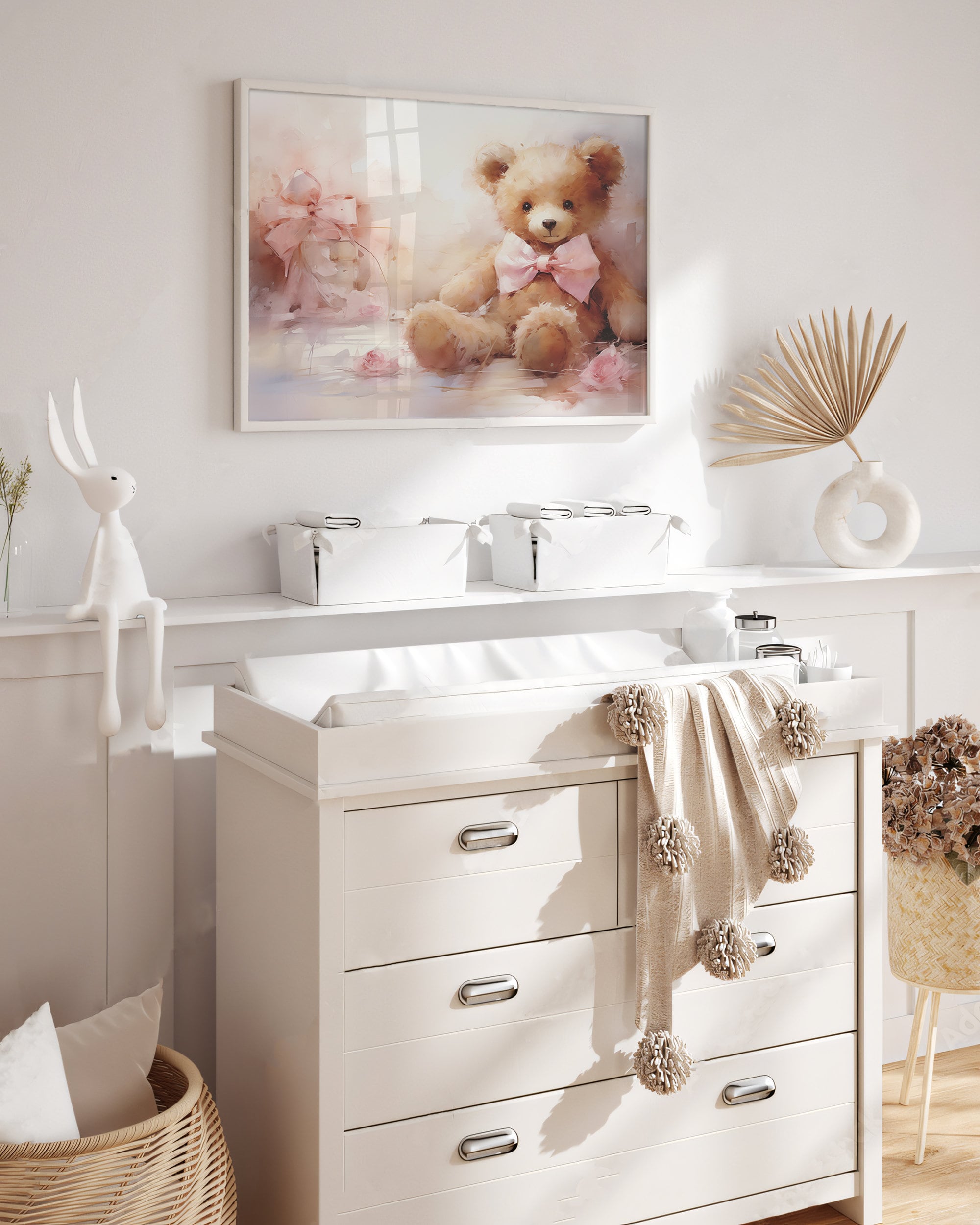 Teddy Bear Nursery Print Vintage Teddy Bear Painting Rustic Nursery teddy-bear-nursery-print-vintage-teddy-bear-painting-rustic-nursery