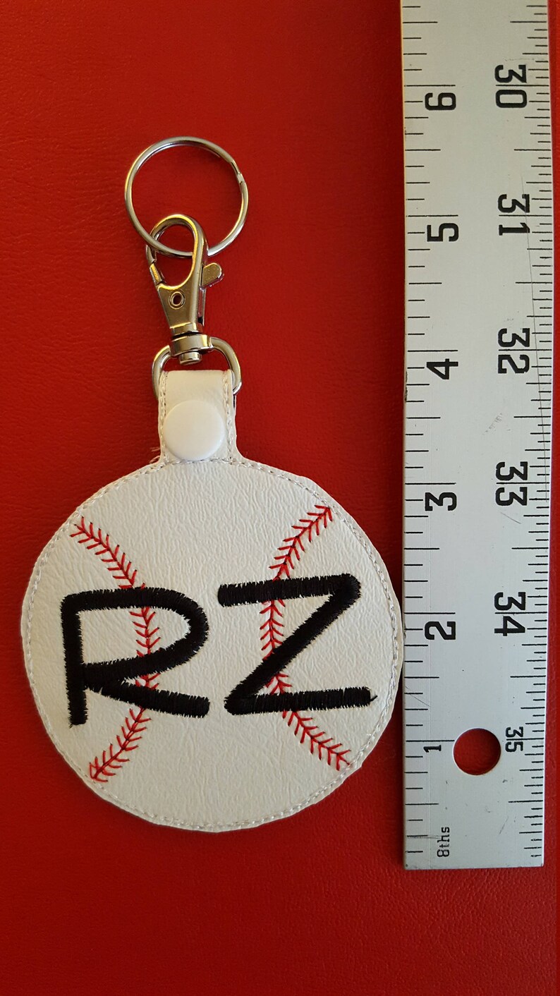 Baseball Bag tag Personalized Baseball bag tag Baseball Etsy