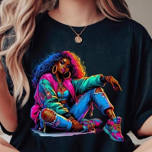 Black Woman Png, Black Girl Png, African American Png, Hip Hop Png, Girl Png, Urban Png, Urban Streetwear Design, Afro Woman Png