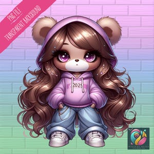 Urban Bear Png, Anime Bear, Streetwear Png, Urban Png Designs, Hiphop Png, Streetwear Designs, Bear Png, Graffiti Bear, 2025 Png
