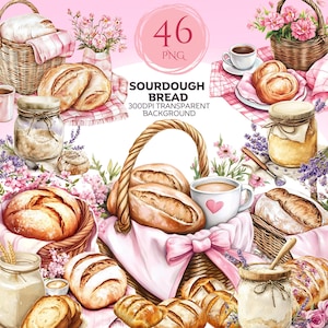 Sourdough Bread Png Bundle, Bread Sourdough Starter, Bakery Bread, Coffee Bread, Homestead Bread, Sourdough Loaf, Bread Baking, Food Clipart