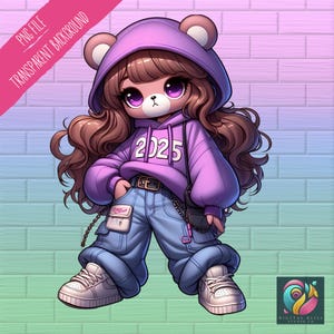 Urban Bear Png, Streetwear Png, Urban Png Designs, Anime Bear, Hiphop Png, Streetwear Designs, Bear Png, Graffiti Bear, New Year Png