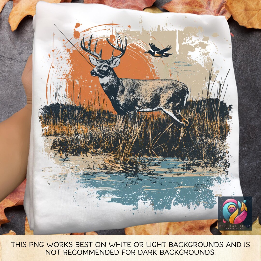 Deer Hunting Png Bundle, Hunting Season Stickers, Vintage Graffiti ...