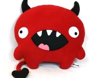 Love Devil red plush designer toy