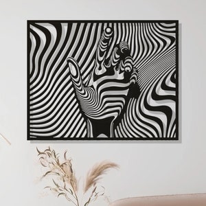 Elegant Metal Hand Wall Sculpture: Abstract Contemporary Art for Home or Office Decor