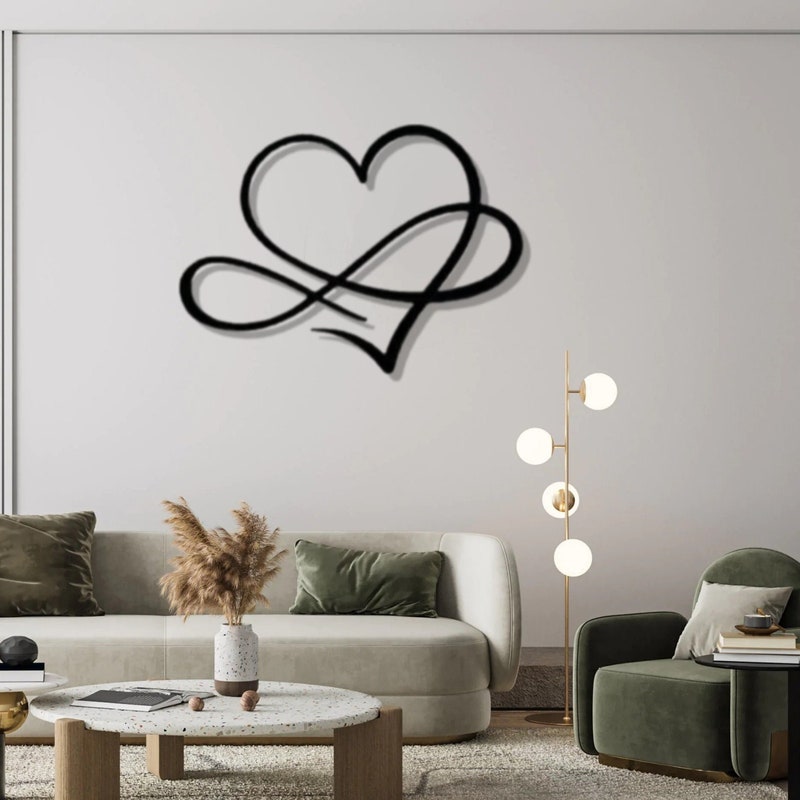 Metal Heart Wall Decor - Etsy