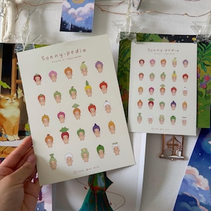 NEU* A5 Sonnypedia Obst und Gemüse Kunstdruck | Kunstdruck, Karte, Kunstwerk, Geschenk für Sie