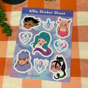 K/Da A6 Sticker sheet