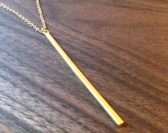 Bar None, Necklace in Gold