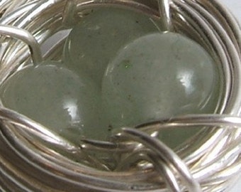 Great Blue Heron Nest Necklace
