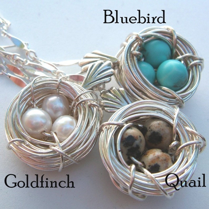 Mother Bird Nest Necklace image 2