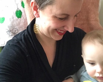 Inertia, Earrings in Brass
