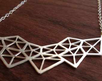 Fascial Matrix, Necklace in Silver or Gold