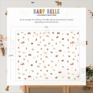 Farm Animals Wall Decals: Tractor Nursery Decor, Removable Stickers image 4