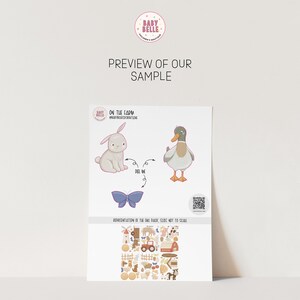 Farm Animals Wall Decals: Tractor Nursery Decor, Removable Stickers image 8