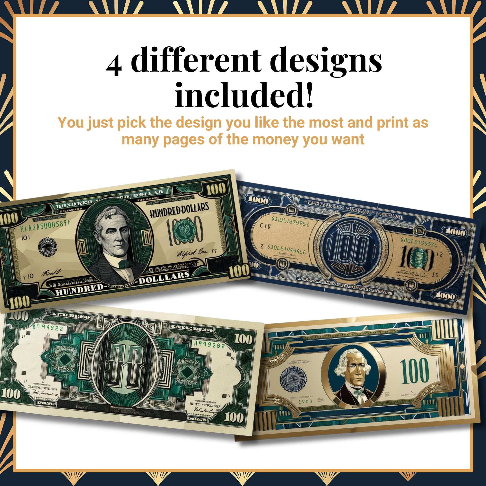 アメリカ ホラー映画 100万ドル紙幣 紙モノ男の隠れ家趣味の部屋インテリア