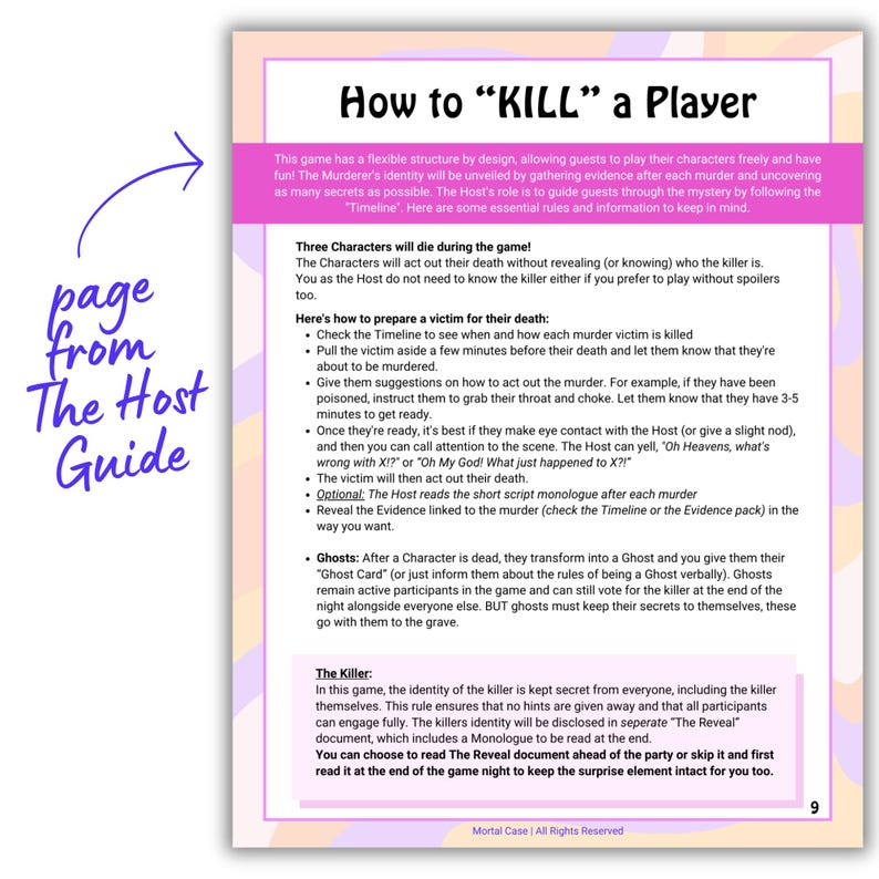 8-20 Player Disco Party Murder Mystery Game for Adults, Fun Multiple Murder Mingling Game, Printable Kit, 1970s Theme Whodunit Dinner Party image 19