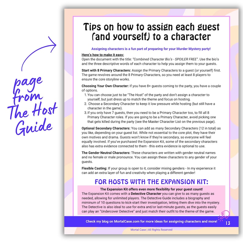 8-20 Player Disco Party Murder Mystery Game for Adults, Fun Multiple Murder Mingling Game, Printable Kit, 1970s Theme Whodunit Dinner Party image 8
