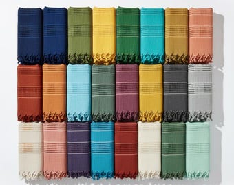 Coperta in cotone intrecciato neutro – Coperta con frange boho per divano, soggiorno e camera da letto