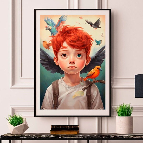 Portrait Cid The child of the birds (SadChildrensArt)