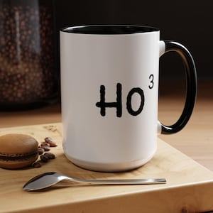 Tazza da caffè &quot;Ho-Ho-Ho&quot; regalo di Natale, tazza natalizia birichina, regalo di Natale, tazza regalo di Natale, regalo di Natale per lei, tazza di Natale