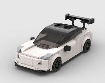 Tesla Model 3 Track Edition / Juego de ladrillos de construcción / Compatible con Lego / Regalo perfecto para entusiastas de los automóviles