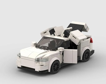 Tesla Model X / Juego de ladrillos de construcción / Compatible con Lego / Regalo perfecto para entusiastas de los automóviles