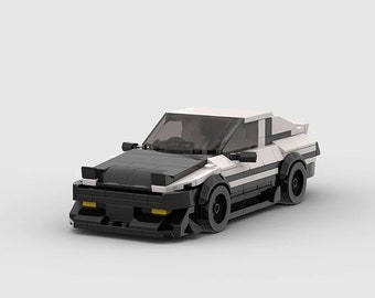 AE86 Sprinter Trueno GT Apex | Bausteine-Set | Lego-kompatibel | Perfektes Geschenk für Autoliebhaber